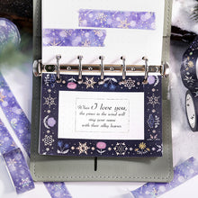 Lade das Bild in den Galerie-Viewer, Winter limited edition washi tape "Snowflake" By BGM masking tape