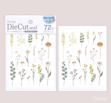 Charger l'image dans la galerie, Tracing Die Cut seal -Dry flower- sticker