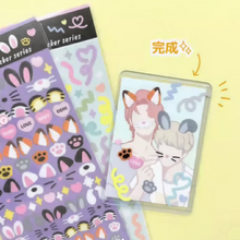 Charger l'image dans la galerie, Topping Lab sticker "animal ears" from Japan