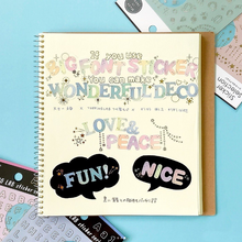 Load image into Gallery viewer, Sticker selection "big letters"