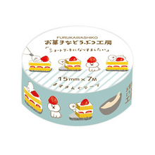 Charger l'image dans la galerie, Okashinadobutsukobo washi tape -Shortcake-
