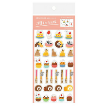Carica l'immagine nel visualizzatore di Gallery, "Okashinadobutsukobo" Clear seal -Sweets- Pink