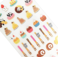 Carica l'immagine nel visualizzatore di Gallery, "Okashinadobutsukobo" Clear seal -Sweets- Pink