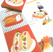 Carica l'immagine nel visualizzatore di Gallery, "Okashinadobutsukobo" Memopad -pan-