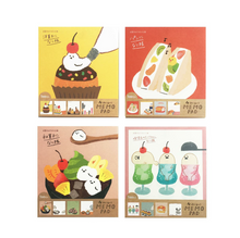 Carica l'immagine nel visualizzatore di Gallery, "Okashinadobutsukobo" Memopad -sweets-