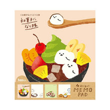 Carica l'immagine nel visualizzatore di Gallery, "Okashinadobutsukobo" Memopad -wagashi-