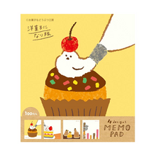 Carica l'immagine nel visualizzatore di Gallery, "Okashinadobutsukobo" Memopad -sweets-