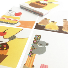 Carica l'immagine nel visualizzatore di Gallery, "Okashinadobutsukobo" Memopad -sweets-