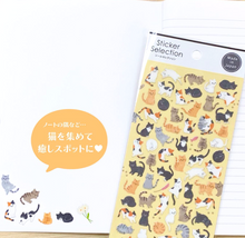Load image into Gallery viewer, Sticker selection "lots of cats" sticker from Japan<GAIA>