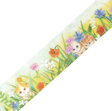 Lade das Bild in den Galerie-Viewer, Gold foil washi tape "Flowers and Cats・Late Afternoon Kitty" by BGM