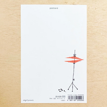 Carica l'immagine nel visualizzatore di Gallery, Post Card "Black Cat Robin" -Musical Instruments-