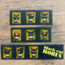 Carica l'immagine nel visualizzatore di Gallery, Clear tape "Black Cat Robin" -Hundred faces-