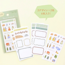Charger l'image dans la galerie, Sheet sticker"Snack/Stroll" from Japan<GAIA>