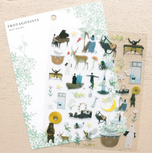 Carica l'immagine nel visualizzatore di Gallery, Clear sticker "Akira Kusaka"-PROTAGONIST1- cozyca products Hyogensha