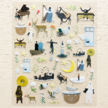 Carica l'immagine nel visualizzatore di Gallery, Clear sticker "Akira Kusaka"-PROTAGONIST1- cozyca products Hyogensha