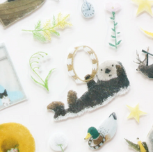 Carica l'immagine nel visualizzatore di Gallery, Clear sticker "Akira Kusaka"-PROTAGONIST1- cozyca products Hyogensha