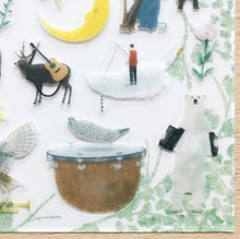 Carica l'immagine nel visualizzatore di Gallery, Clear sticker "Akira Kusaka"-PROTAGONIST1- cozyca products Hyogensha