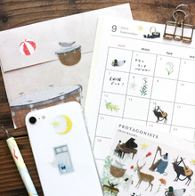 Carica l'immagine nel visualizzatore di Gallery, Clear sticker "Akira Kusaka"-PROTAGONIST1- cozyca products Hyogensha