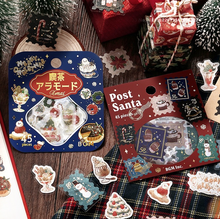 Lade das Bild in den Galerie-Viewer, Flake Seal Christmas Limited "Cafe A la Mode Santa/Post office letter to Santa" by BGM flake sticker