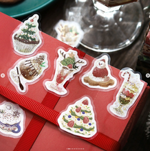 Lade das Bild in den Galerie-Viewer, Flake Seal Christmas Limited "Cafe A la Mode Santa/Post office letter to Santa" by BGM flake sticker