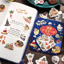 Lade das Bild in den Galerie-Viewer, Flake Seal Christmas Limited "Cafe A la Mode Santa/Post office letter to Santa" by BGM flake sticker