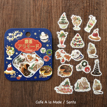 Lade das Bild in den Galerie-Viewer, Flake Seal Christmas Limited "Cafe A la Mode Santa/Post office letter to Santa" by BGM flake sticker