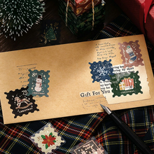 Lade das Bild in den Galerie-Viewer, Flake Seal Christmas Limited "Cafe A la Mode Santa/Post office letter to Santa" by BGM flake sticker