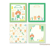 Carica l'immagine nel visualizzatore di Gallery, mizutama daily life memo pads by Furukawashiko