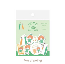 Lade das Bild in den Galerie-Viewer, mizutama daily life Flake sticker by Furukawashiko