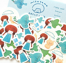 Lade das Bild in den Galerie-Viewer, mizutama daily life Flake sticker by Furukawashiko
