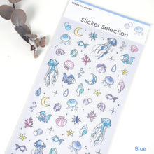 Charger l'image dans la galerie, Sticker selection "Shiny Silver" -Pink/ Blue- from Japan by GAIA