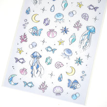 Charger l'image dans la galerie, Sticker selection "Shiny Silver" -Pink/ Blue- from Japan by GAIA