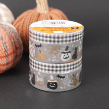 Carica l'immagine nel visualizzatore di Gallery, Halloween washi tape "monotone pampkin”