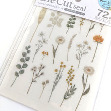 Charger l'image dans la galerie, Tracing Die Cut seal -Dry flower- sticker