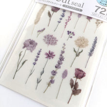 Charger l'image dans la galerie, Tracing Die Cut seal -Dry flower- sticker
