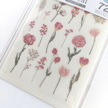 Charger l'image dans la galerie, Tracing Die Cut seal -Dry flower- sticker