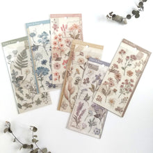 Charger l'image dans la galerie, Paper & Plant Sticker "beige" (Set of 2 sheets) from Japan<mind wave>