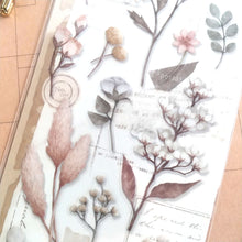 Charger l'image dans la galerie, Paper & Plant Sticker "beige" (Set of 2 sheets) from Japan<mind wave>