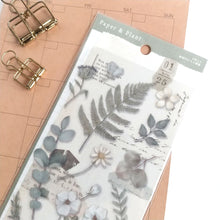 Charger l'image dans la galerie, Paper & Plant Sticker "green" (Set of 2 sheets) from Japan<mind wave>