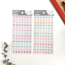 Load image into Gallery viewer, Schedule  Sticker "Heart and circle/Flower and circle" from Japan<GAIA>