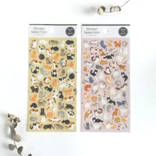 Load image into Gallery viewer, Sticker selection "lots of cats" sticker from Japan<GAIA>