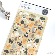 Load image into Gallery viewer, Sticker selection "lots of cats" sticker from Japan<GAIA>