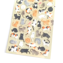 Load image into Gallery viewer, Sticker selection "lots of cats" sticker from Japan<GAIA>