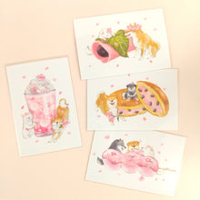 Lade das Bild in den Galerie-Viewer, Post card  Shibainu & Sakura -Drayaki-
