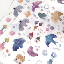 Charger l'image dans la galerie, Film Die Cut seal "Nordic bird" sticker from Japan