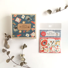 Charger l'image dans la galerie, Washi Flake Seal "文具女子博/Cafe Furukawa・Tea party" by Furukawashiko