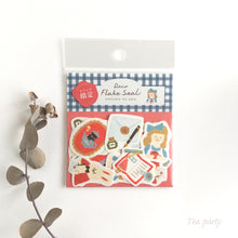 Charger l'image dans la galerie, Washi Flake Seal "文具女子博/Cafe Furukawa・Tea party" by Furukawashiko