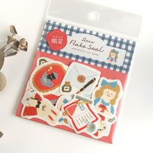 Charger l'image dans la galerie, Washi Flake Seal "文具女子博/Cafe Furukawa・Tea party" by Furukawashiko