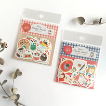 Charger l'image dans la galerie, Washi Flake Seal "文具女子博/Cafe Furukawa・Tea party" by Furukawashiko