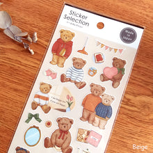 Load image into Gallery viewer, Sticker selection "Bear closet" sticker